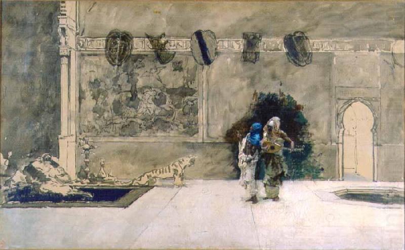 Mariano Fortuny y Marsal Musics arabs china oil painting image